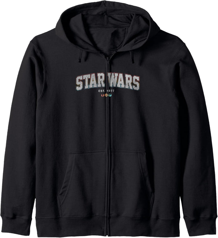 Star Wars Rainbow Outline Simple Star Wars Logo Kapuzenjacke