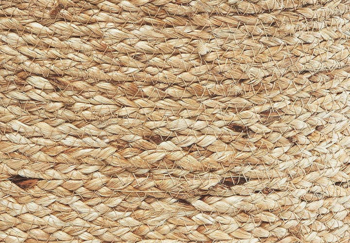 Kobolo Sitzpouf Pouf Bodenhocker - Flow - aus Seegras mit Baumwollfüllung