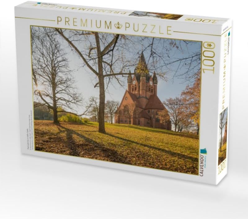 CALVENDO Puzzle Pauluskirche in Halle-Saale 1000 Teile Lege-Grösse 64 x 48 cm Foto-Puzzle Bild von M