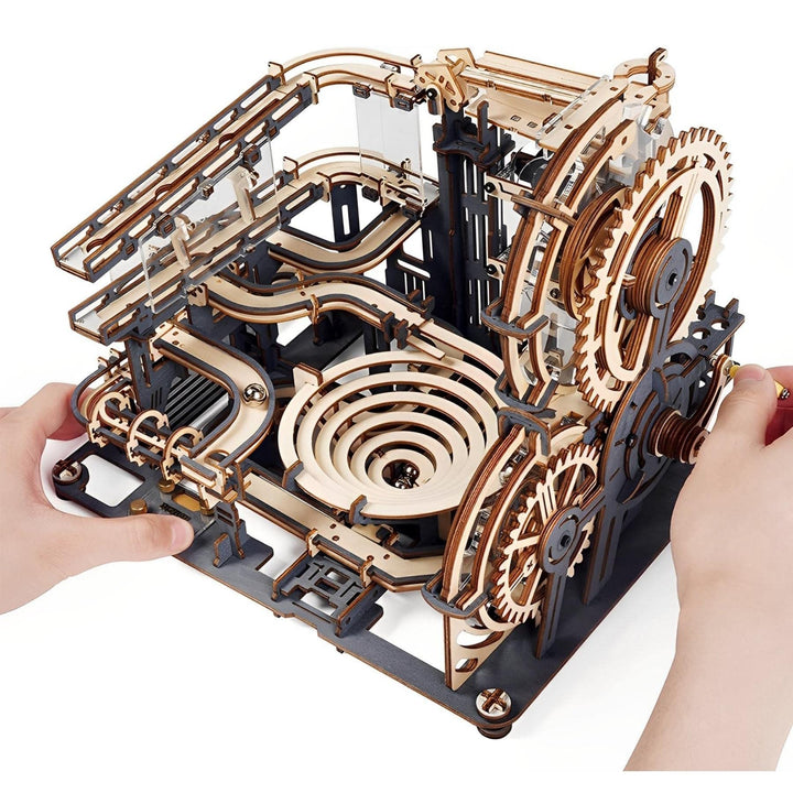 ROKR Puzzle Modell Kits Mable Run Modellbau Holz Spielzeug Jugend Erwachsene Kugelbahn mit Kugeln