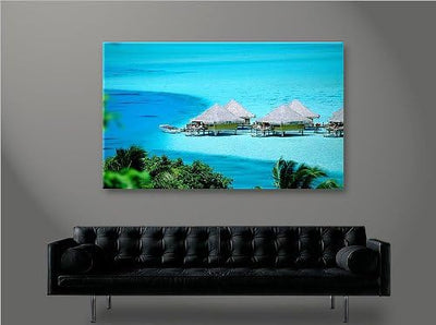 islandburner Bild Bilder auf Leinwand Seychellen 1p XXL Poster Leinwandbild Wandbild Art up Your Lif