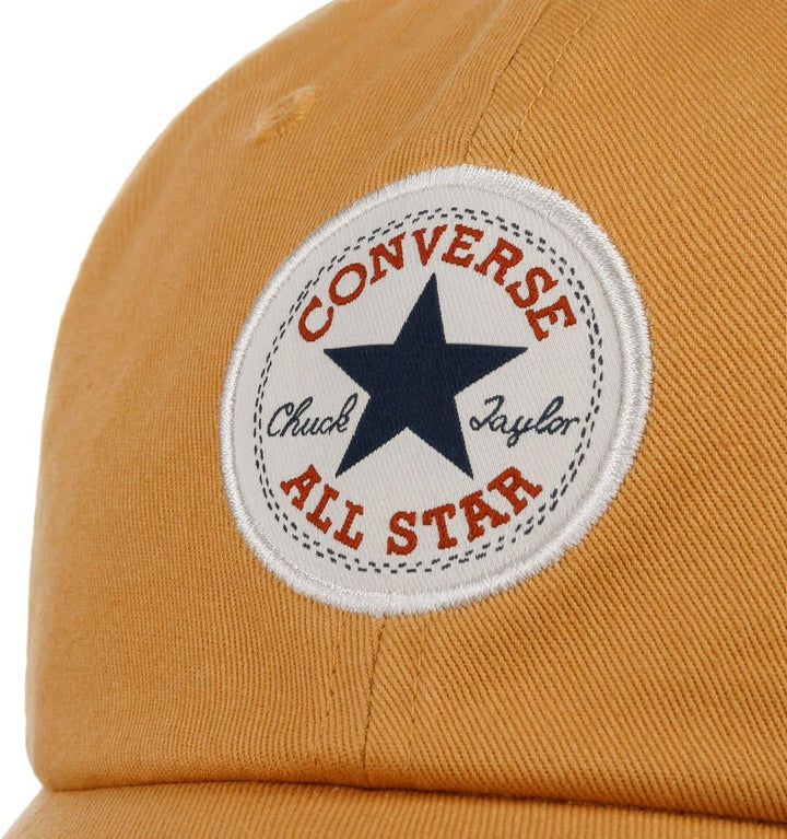 Converse Mütze Kappe Core Classic Baseball Cap Basecap Baumwollcap Metallschnalle, Pastellgelb