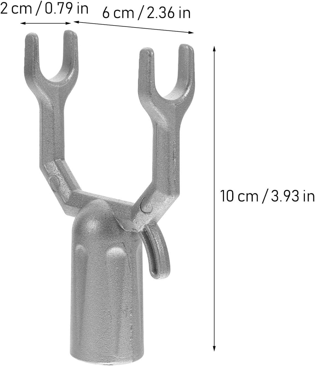 Yardwe 12 Stück Aststopfen Obstbaum Aststütze Baumständer Baumhalter Stützklammer Aluminiumlegierung