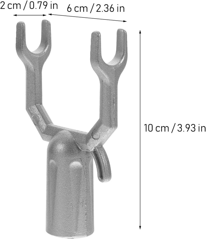 Yardwe 12 Stück Aststopfen Obstbaum Aststütze Baumständer Baumhalter Stützklammer Aluminiumlegierung