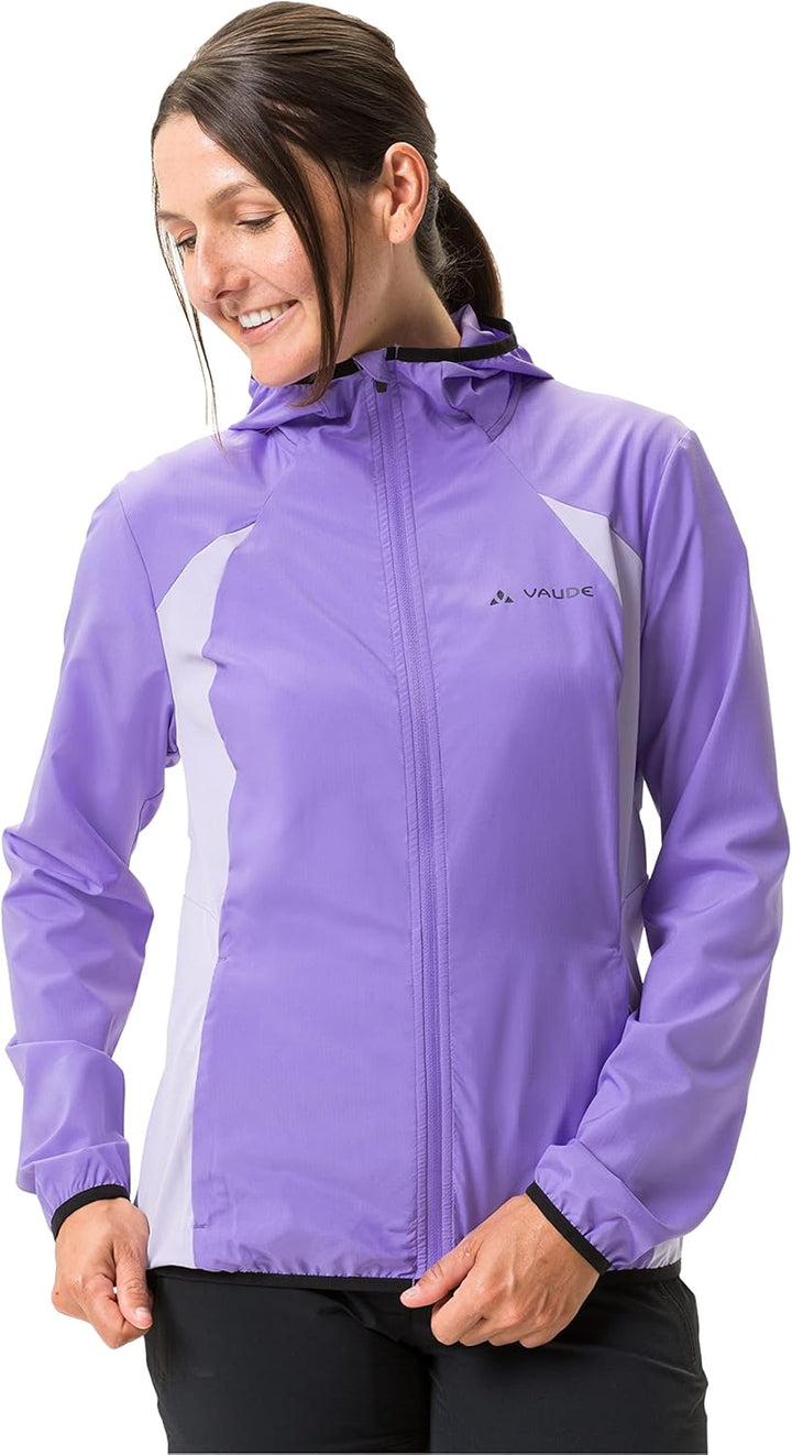 VAUDE Women's Qimsa Air Jacket - Windjacke Damen 42 limonium, 42 limonium