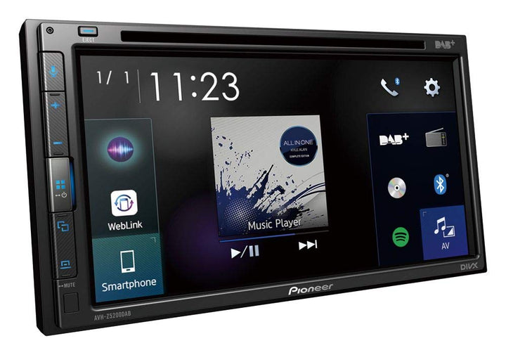 Pioneer AVH-Z5200DAB Doppel-DIN Moniceiver DAB+ Tuner, Bluetooth®-Freisprecheinrichtung, Anschluss