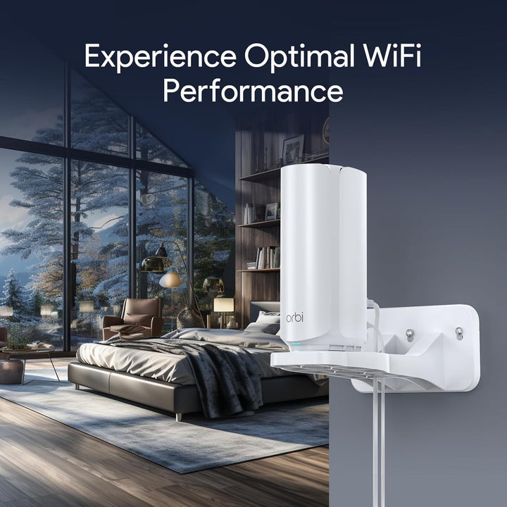 XLTTYWL Orbi WiFi 7 Wandhalterung, ABS Orbit 7 Halterung Optimiert den Platz Kompatibel mit Orbi WiF