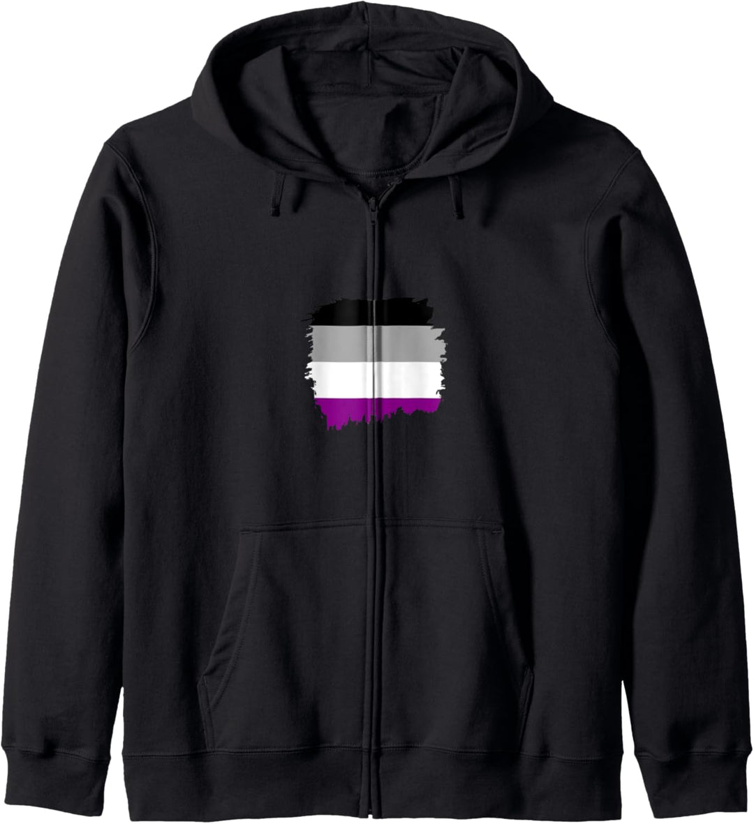Asexueller Stolz-Flagge. Kapuzenjacke