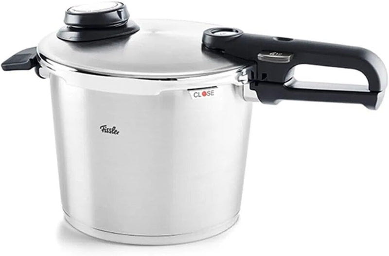 Fissler Vitavit Premium / Schnellkochtopf (6 L, Ø 22 cm) Edelstahl-Dampfkochtopf,4-Garstufen, inkl.