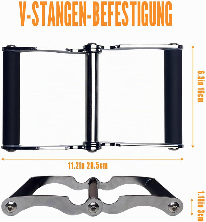 KORIKAHM Viking Press Landmine Griff für 5,1 cm olympische Langhantel, T-Bar Row Attachment Core Str