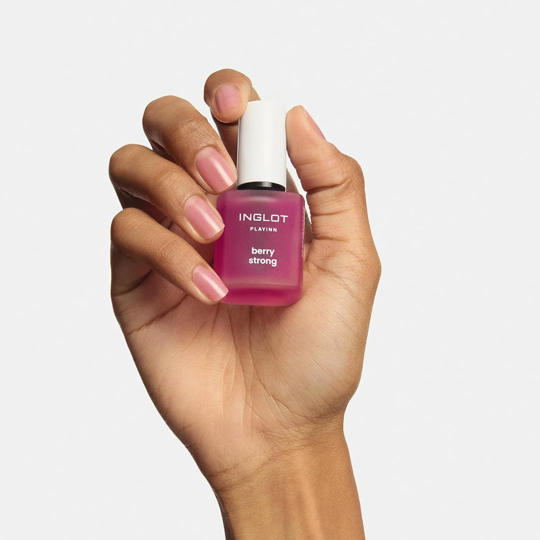 INGLOT PLAYINN Berry Strong Nail Conditioner - Nagelpflege | Stärkt, spendet Feuchtigkeit und regene