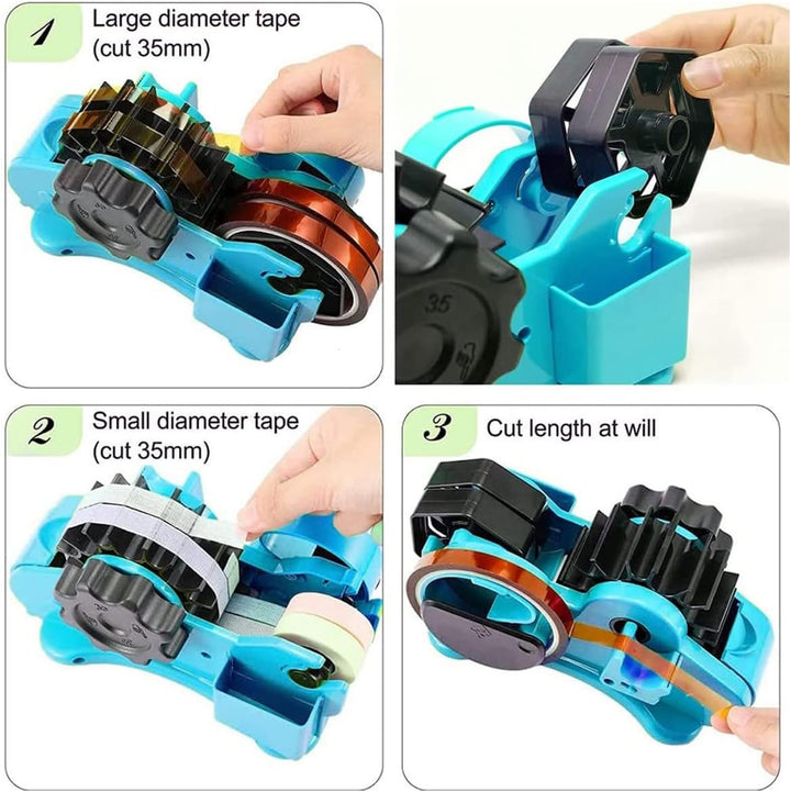 Teron Heissband Mit Mehreren Rollenschnitten, Sublimation Für Wärmeübertragungsband, Blau 35mm