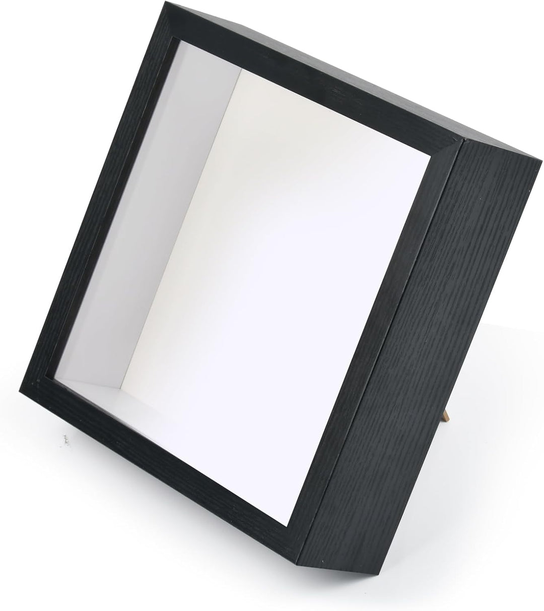 22,5 x 22,5 cm tiefer Eisenrahmen zum Befüllen von 3D-Bildern, Rahmen für 3D-Bilder, 3D-Box-Bilderra