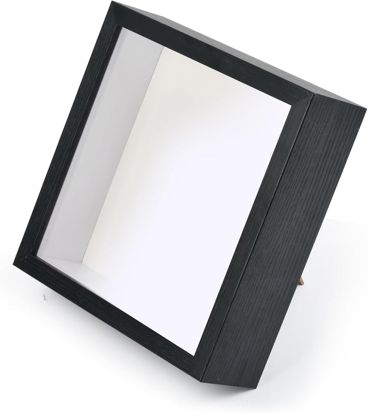 22,5 x 22,5 cm tiefer Eisenrahmen zum Befüllen von 3D-Bildern, Rahmen für 3D-Bilder, 3D-Box-Bilderra