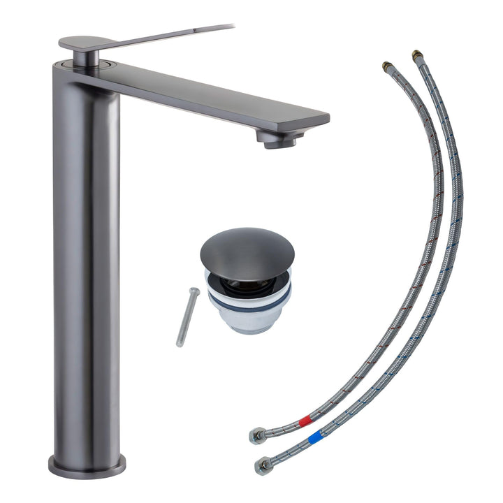SCHÖNER WOHNEN-Kollektion Waschtischarmatur VIOLA L, Industrial, Wasserhahn geeignet für Aufsatzwasc