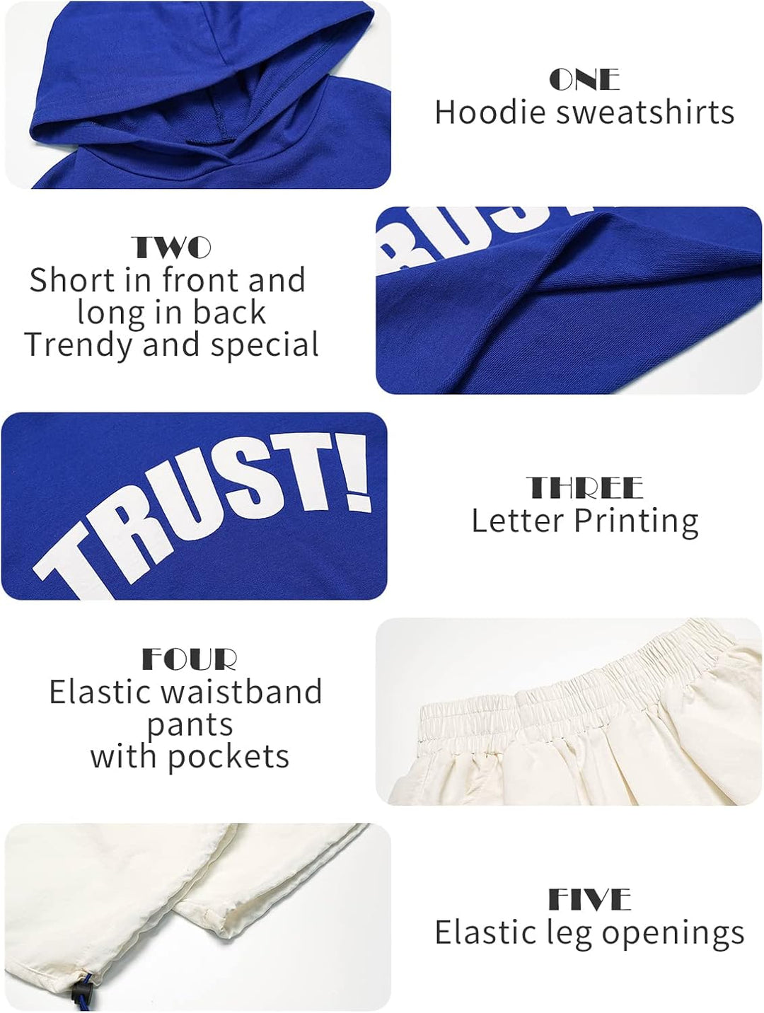 LOLANTA Mädchen Hip Hop Kleidung, Street Dance Outfit, Hoodie, Joggerhose Kinder Trainingsanzug Set,