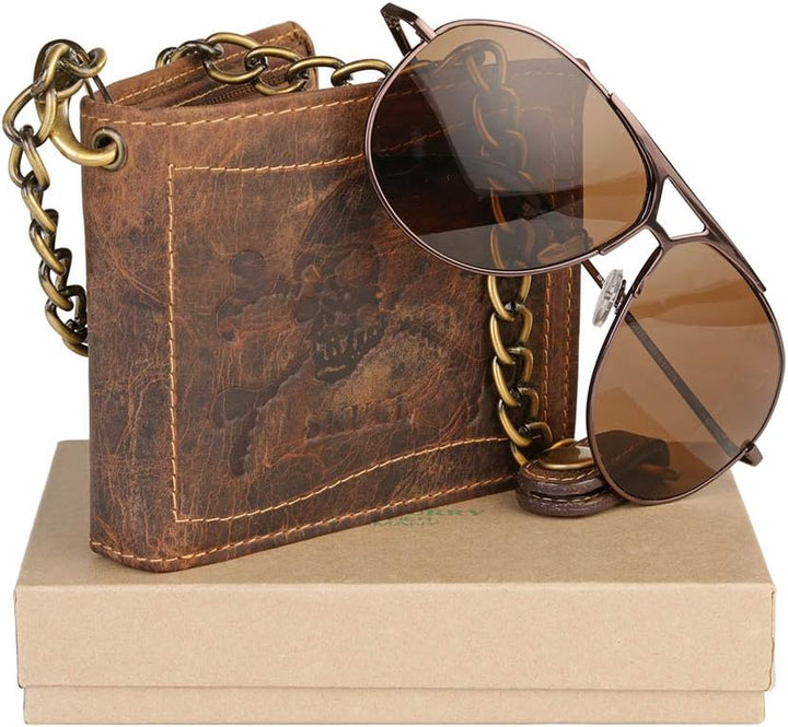 Green Burry Vintage Skull 1796, Braun, one size Sattelbraun, Sattelbraun