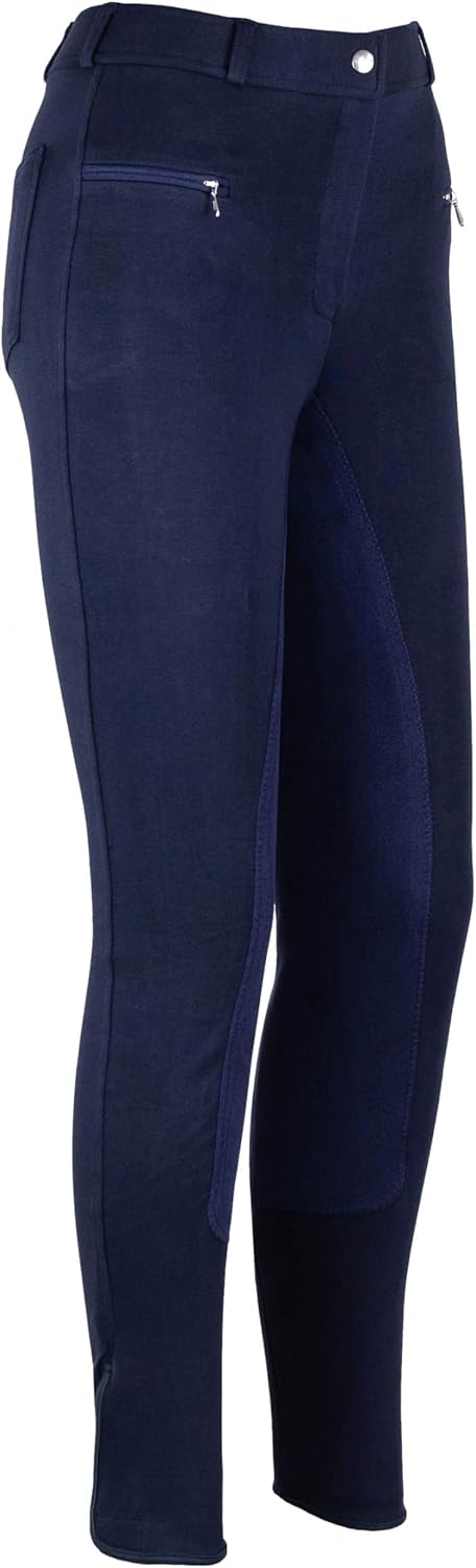 RL24 - Kinder Reithose Vollbesatz BASICLINE 110 Dunkelblau/Dunkelblau, 110 Dunkelblau/Dunkelblau