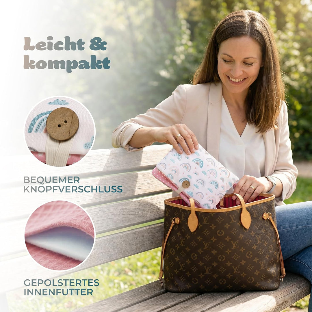 kleine Windeltasche für unterwegs | Wickeltisch Organizer | Wickeltasche Organizer | Baby Wickelorga