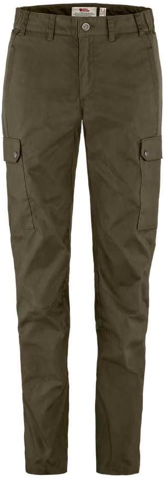 FJALLRAVEN Damen Stina Trousers W Hosen 36 Dunkles Olivgrün, 36 Dunkles Olivgrün