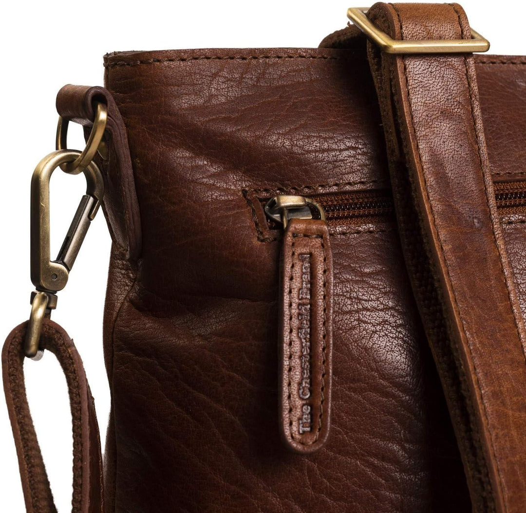 The Chesterfield Brand Antique Buff Annic Schultertasche Leder 30 cm