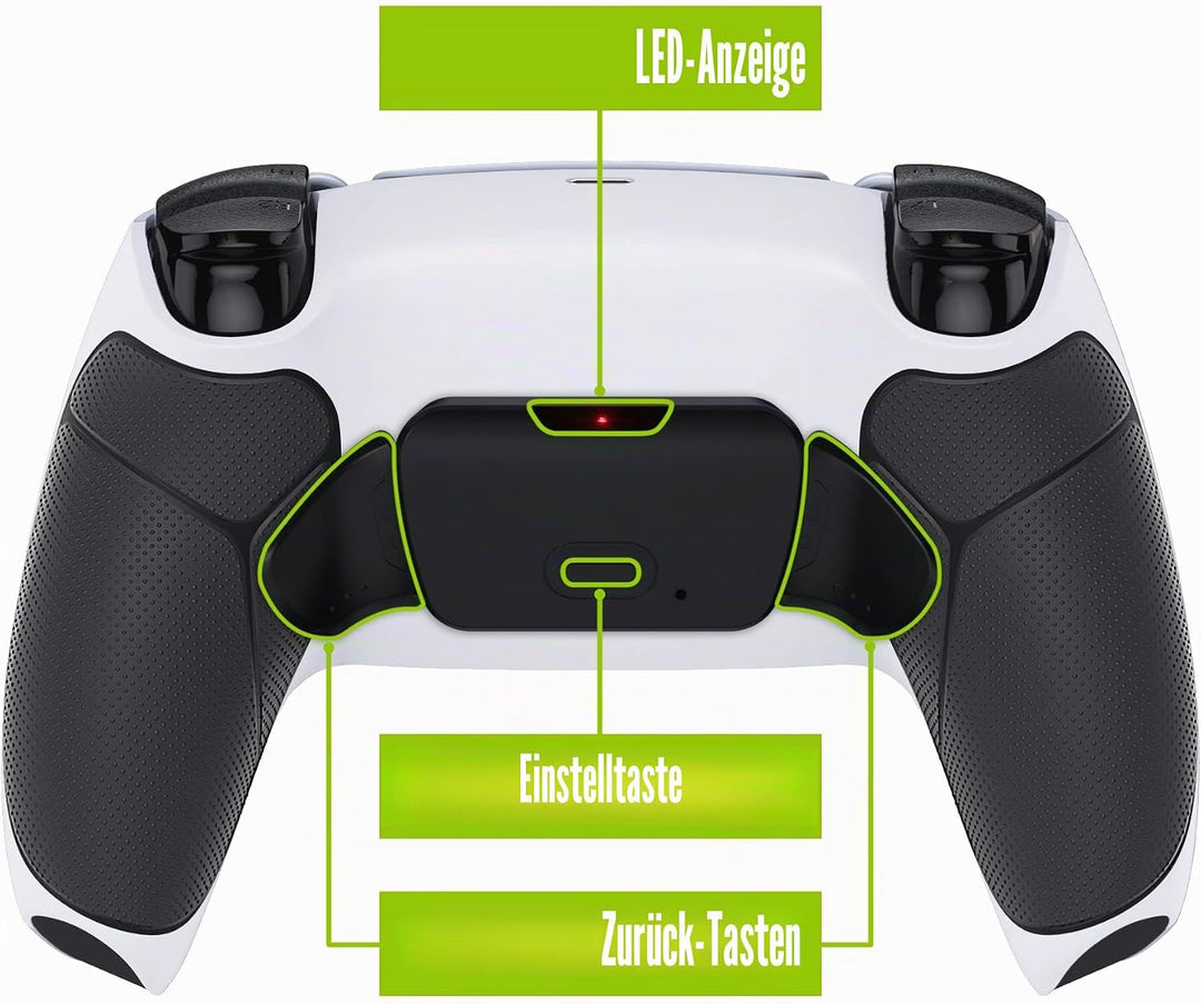 eXtremeRate Programmierbares Rise Remap Kit für ps5 Controller BDM-030/040, Remap Platine & Rückseit