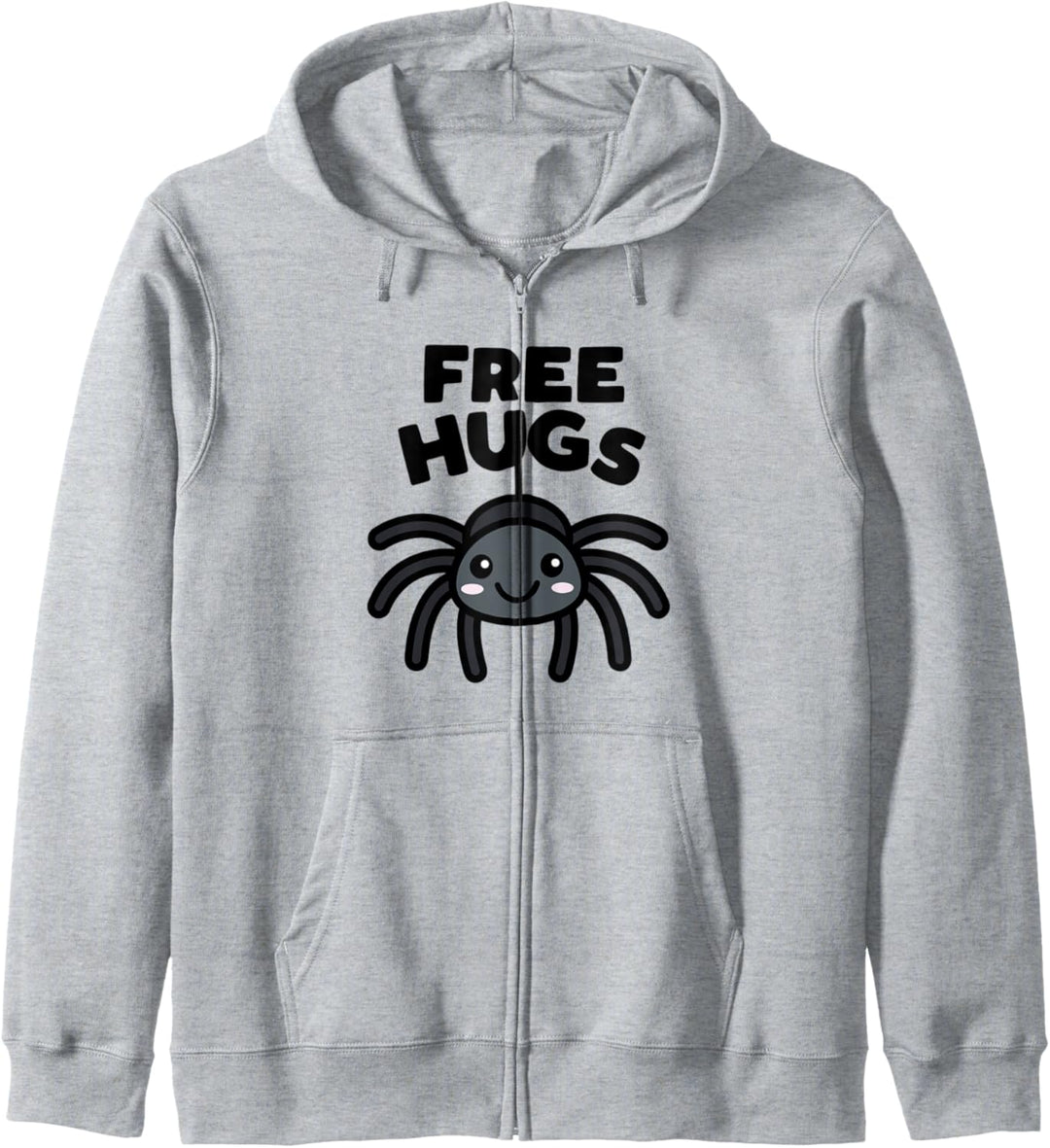 Free Hugs Süsse Spinne Kawaii Halloween dunkel Kapuzenjacke