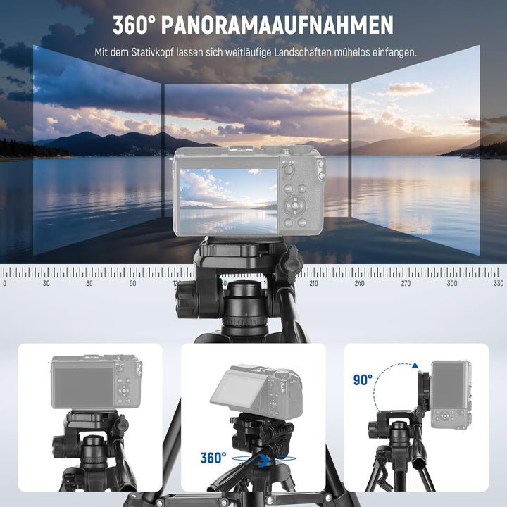 NEEWER Entry Level Version Mini Tischstativ kompatibel mit iPhone für Videoaufnahmen, Kleiner kompak