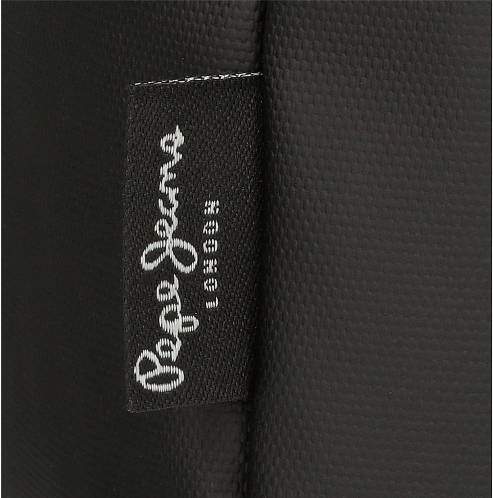 Pepe Jeans Hoxton Umhängetaschen und Kulturbeutel, Schwarz und Blau, Polyester PU, verschiedene Grös