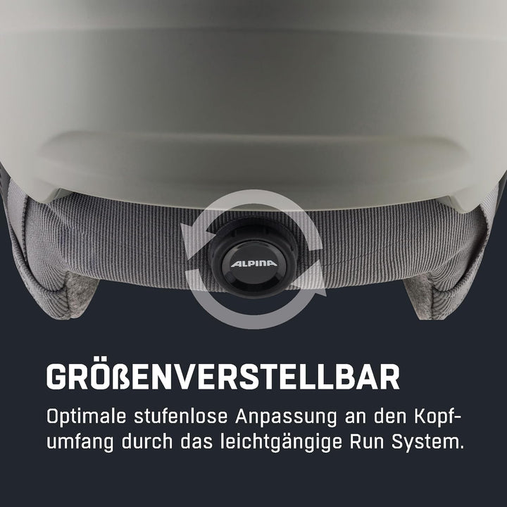 ALPINA ALTO Q-LITE - Sicherer, Stossabsorbierender & Individuell Anpassbarer Skihelm Mit Kontrastver