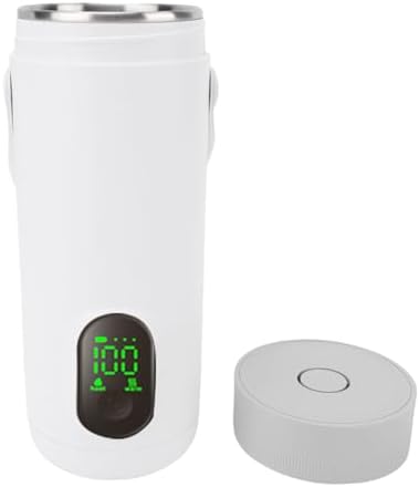 Keenso Reise-Wasserkocher, Edelstahl, Tragbar, 27000 MAh Akku, Schnelles Kochen in 10 Minuten, für C