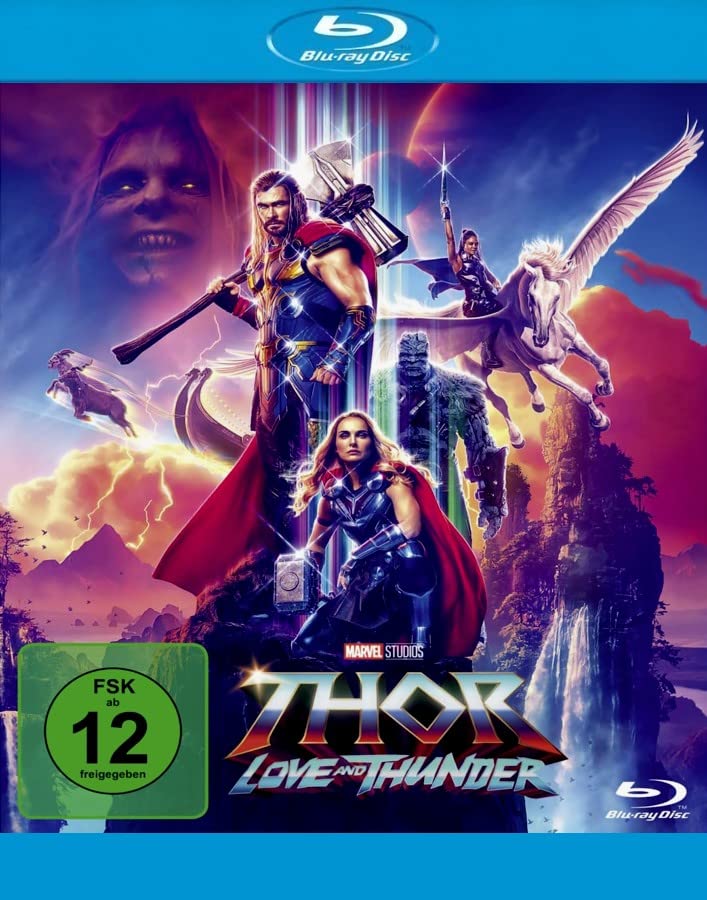 Marvel Studios Thor Bundle (Teil 1+2+3+4) Thor + The Dark Kingdom + Tag der Entscheidung + Love and