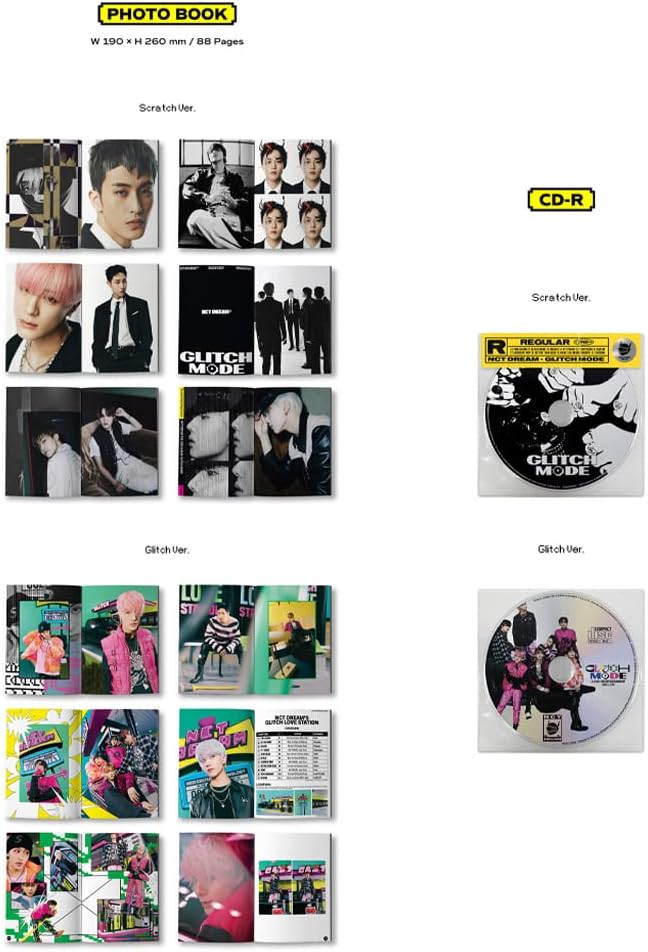 DREAMUS NCT Dream – Glitch Mode the 2nd Fotoalbum Version (B ver), Gold, (SMK1376), B ver