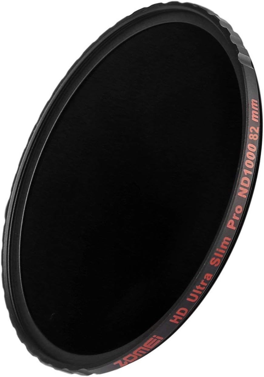 Zomei 58 mm Ultra Slim HD 18-lagiger, super mehrfachvergüteter Schott-Glas-PRO-Neutralgrau-ND1000-Li