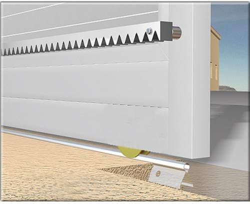 DOJA Industrial | Schiebetor Zahnstange | Modul 4 | 1 Stueck 1 Meter | Verzinkte Zahnschiene Kompati