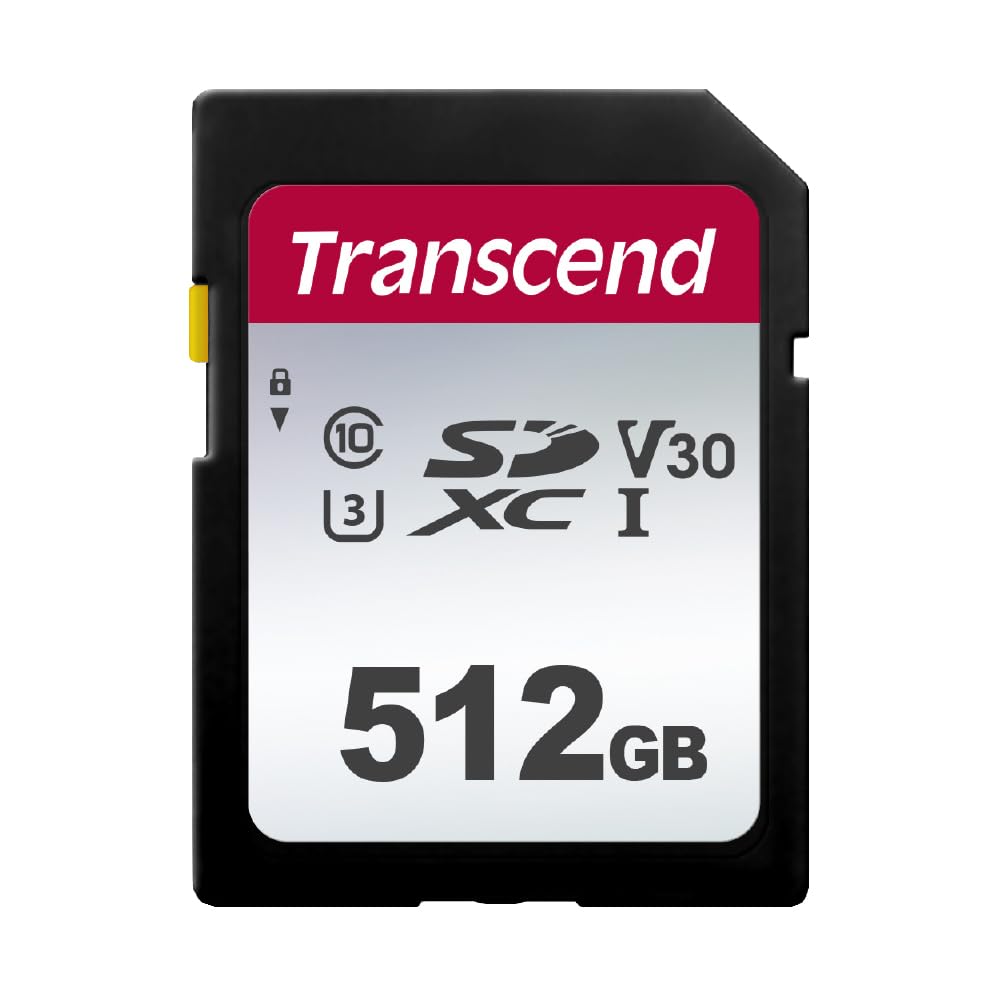 Transcend Highspeed 512GB SDXC Speicherkarte (für Digitalkameras / Photo Box / alltägliche Aufnahmen