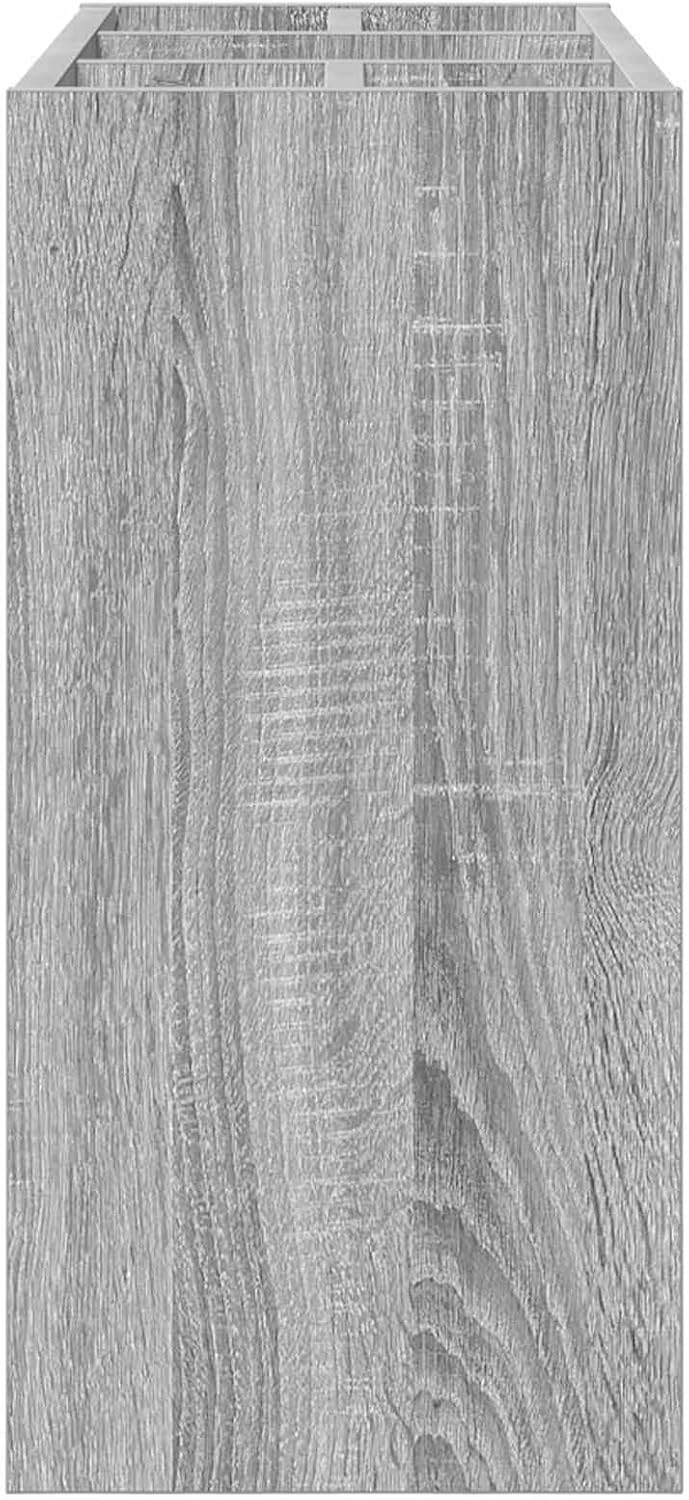 vidaXL Sonnenschirmhalter Graues Sonoma 65 x 24 x 50 cm Holzwerkstoff, Stylischer Halter, moderner R