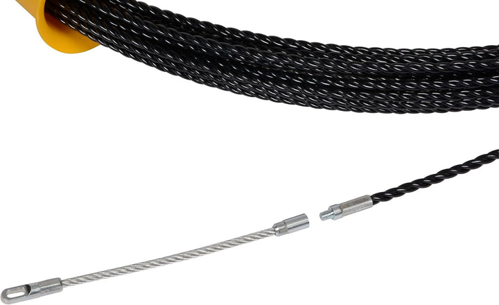 C.K Robust Flexibel POM Kabeleinziehhilfe Elektrische 30m, Elektroinstallation Einziehspirale, Elekt