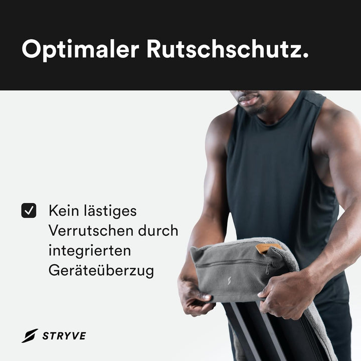STRYVE Fitness Handtuch – Towell Plus Original aus DHDL – Mit Magnet und Reissverschluss Tasche - Fi