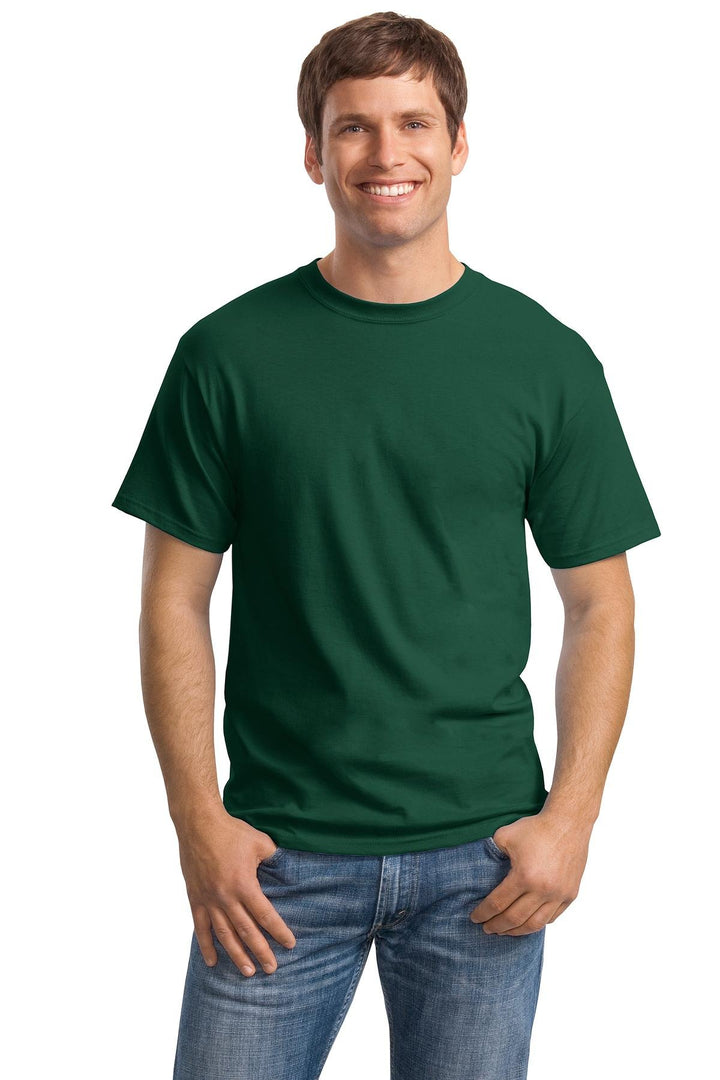 Hanes ComfortSoft T-Shirt 5280, 5 Stück - Grün - Gross