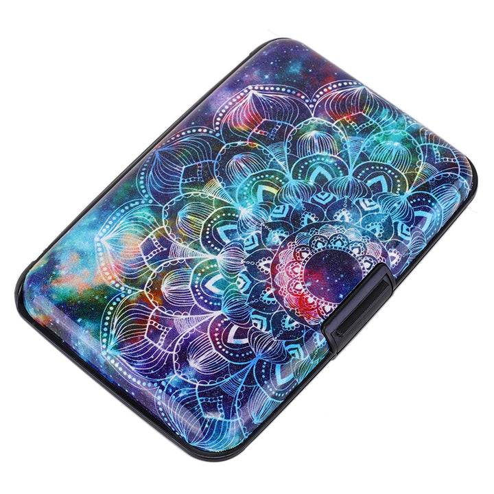 Elfish Mini RFID Aluminum Wallet Credit Cards Holder Business Card Case Metal ID Case for Men Women