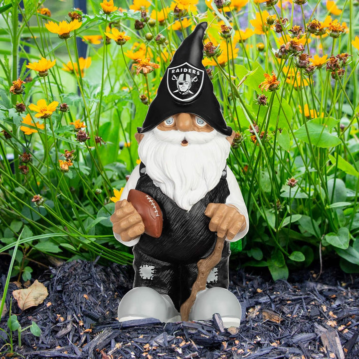 FOCO Las Vegas Raiders NFL Team Gnom Gartenzwerg 28cm, Las Vegas Raiders