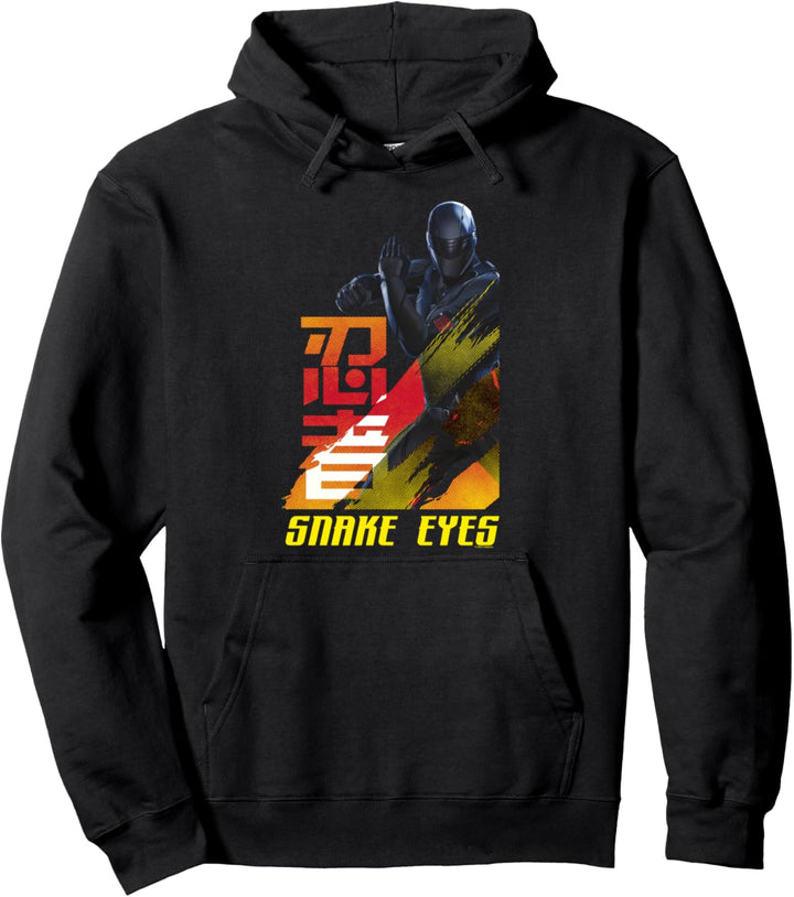 Snake Eyes Yellow Tones Snake Eyes Pullover Hoodie
