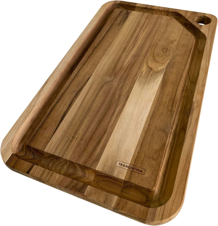 Tramontina Schneidebrett aus Teakholz, 49 x 28 cm, 13333/352, Braun, 49