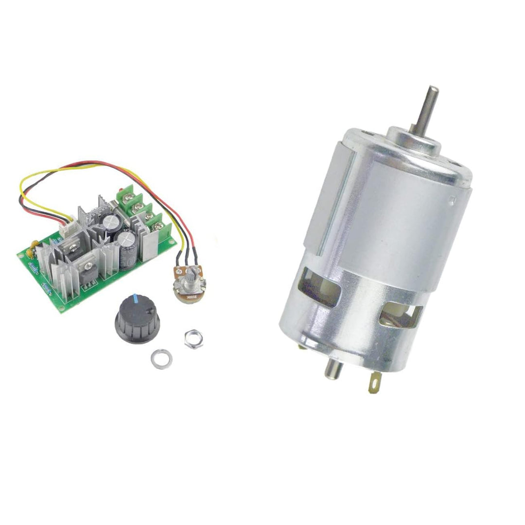 CHANCS Electric Power Tool Mikromotor 775 12V/24V 4500RPM 9000RPM DC Mini-Getriebemotor mit PWM für