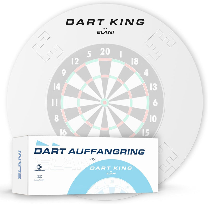 ELANI – klimaneutraler Dartring für optimalen Schutz von Wand, Boden, Dartpfeil und Flight – passgen