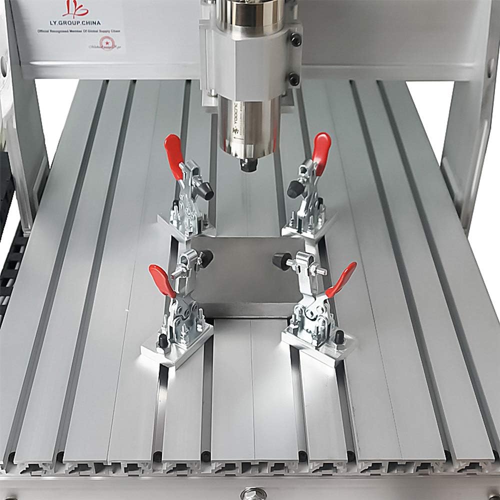 EXLECO Schnellspanner GH-201-B 10 Stück Metall Horizontal Toggle Clamp Handwerkszeug 100KG 127lbs Ve