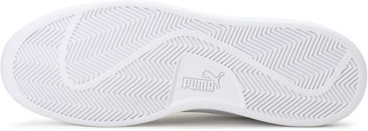 PUMA Unisex Smash V2 L Sneaker 45 EU Puma White Puma White, 45 EU Puma White Puma White