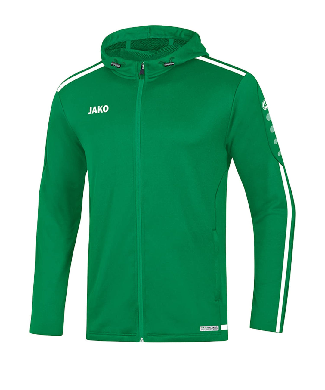 JAKO Herren Kapuzenjacke Striker 2.0, weiss/marine, XXL, 6819 M Sportgrün/Weiss, M Sportgrün/Weiss