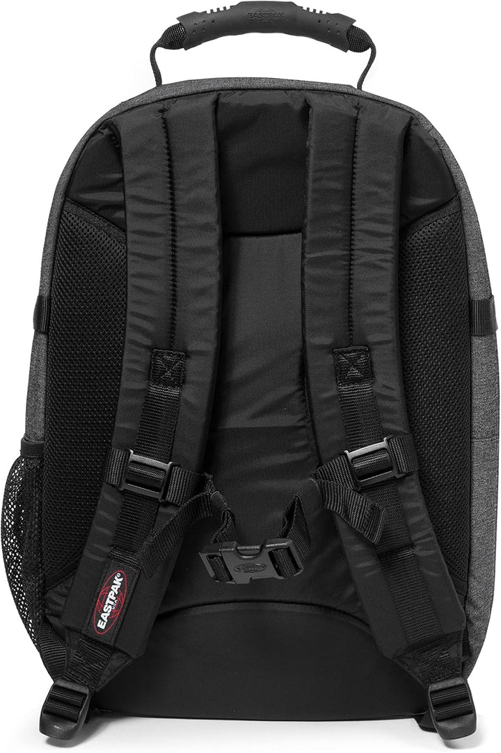 EASTPAK Tutor Rucksack, 48 cm, 39 L, Grau (Black Denim) & Oval XL Single Federmäppchen, 22 cm, Schwa